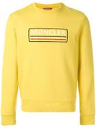 Moncler Logo Print Sweatshirt - Yellow & Orange
