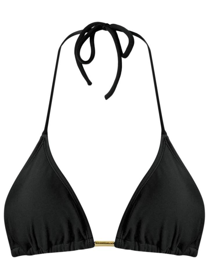 Blue Man Triangle Bikini Top, Women's, Size: Gg, Black, Lyocell