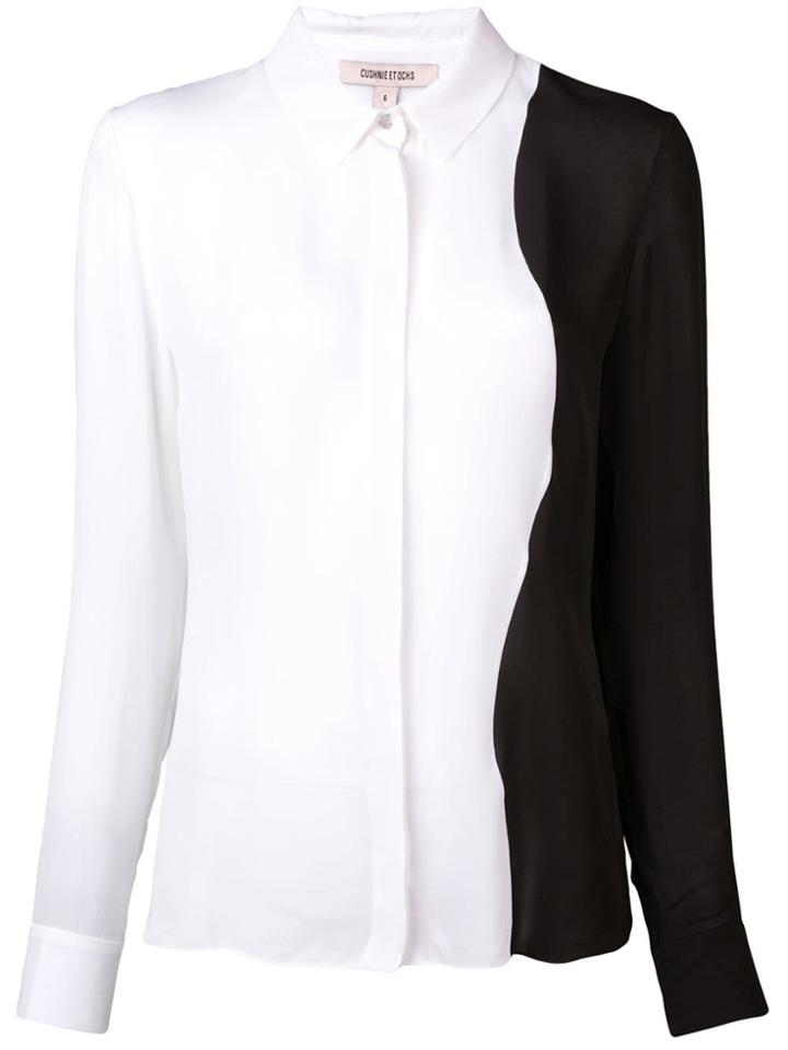Cushnie Contrast Shirt - White