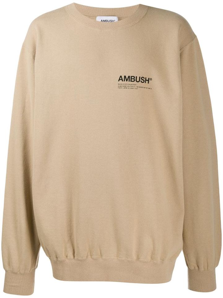 Ambush Sense Exclusive Oversized Sweatshirt - Neutrals