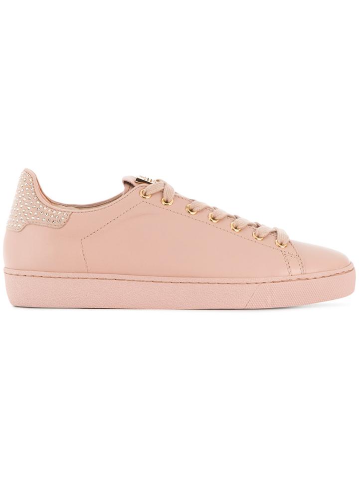 Hogl Swarovski Crystal Sneakers - Pink & Purple