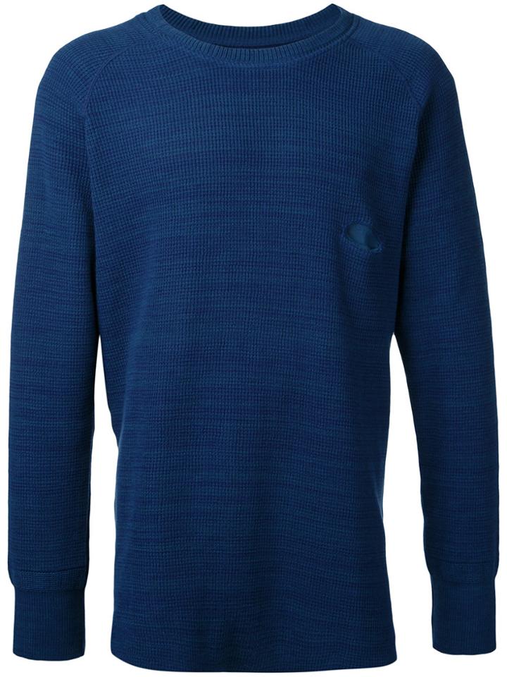 Bukht Crew Neck Jumper - Blue