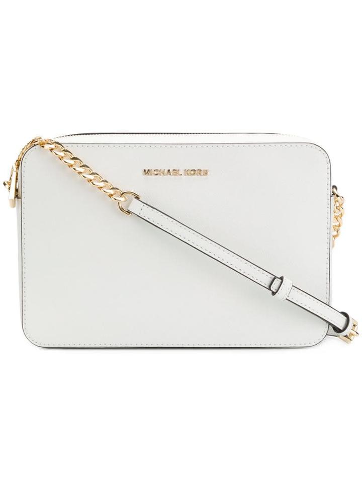 Michael Michael Kors Square Shoulder Bag - White