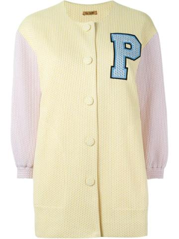 Peter Jensen 'p' Appliqué Coat