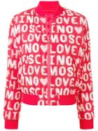Love Moschino Reversible Bomber Jacket - Red