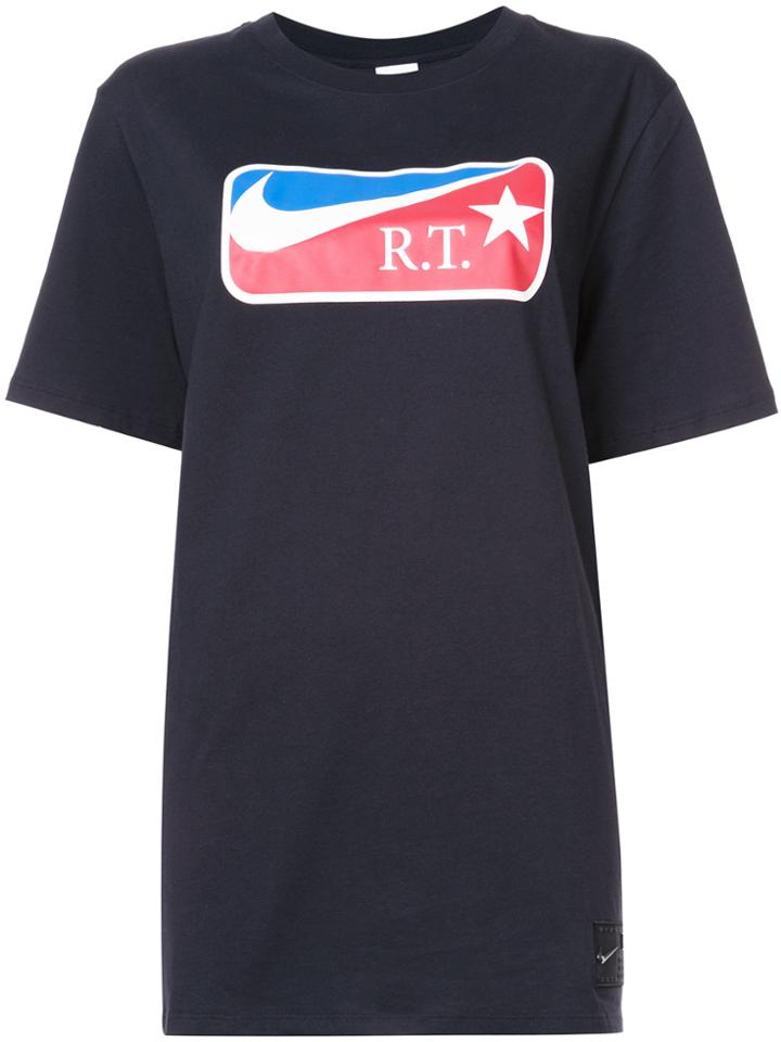 Nike Nikelab X Rt Logo Print T-shirt - Black