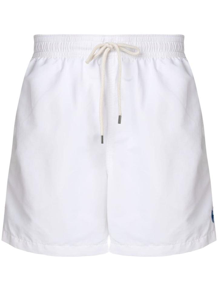 Polo Ralph Lauren Logo Swim Shorts - White