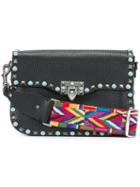 Valentino Valentino Garavani 'rockstud Rolling' Shoulder Bag, Women's, Black, Leather/metal/cotton