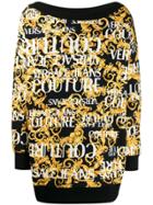 Versace Jeans Couture Baroque Logo-print Sweatshirt - Neutrals