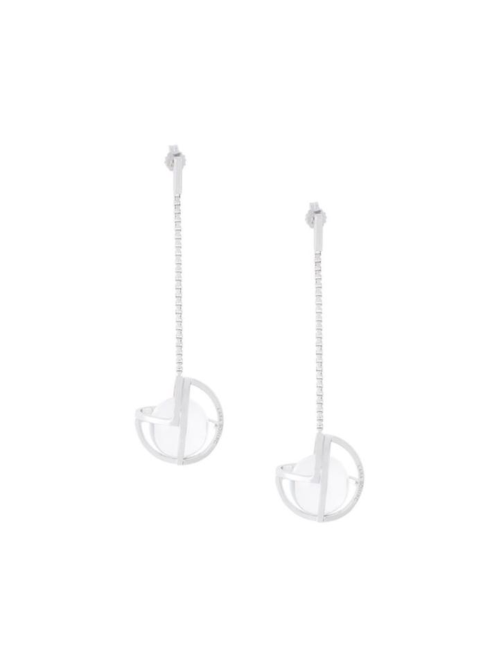 'planetaria' Drop Earrings, Women's, Metallic, Lara Bohinc
