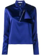 Jw Anderson Shoulder Flap Zip Top - Blue