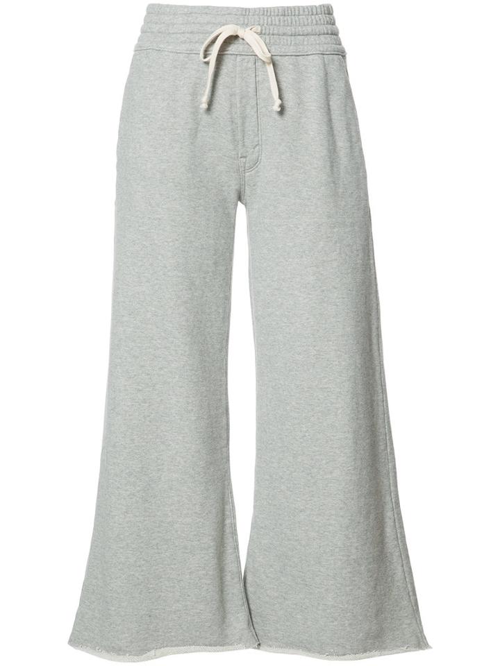 Mother Drawstring Track Pants, Women's, Size: Small, Grey, Cotton