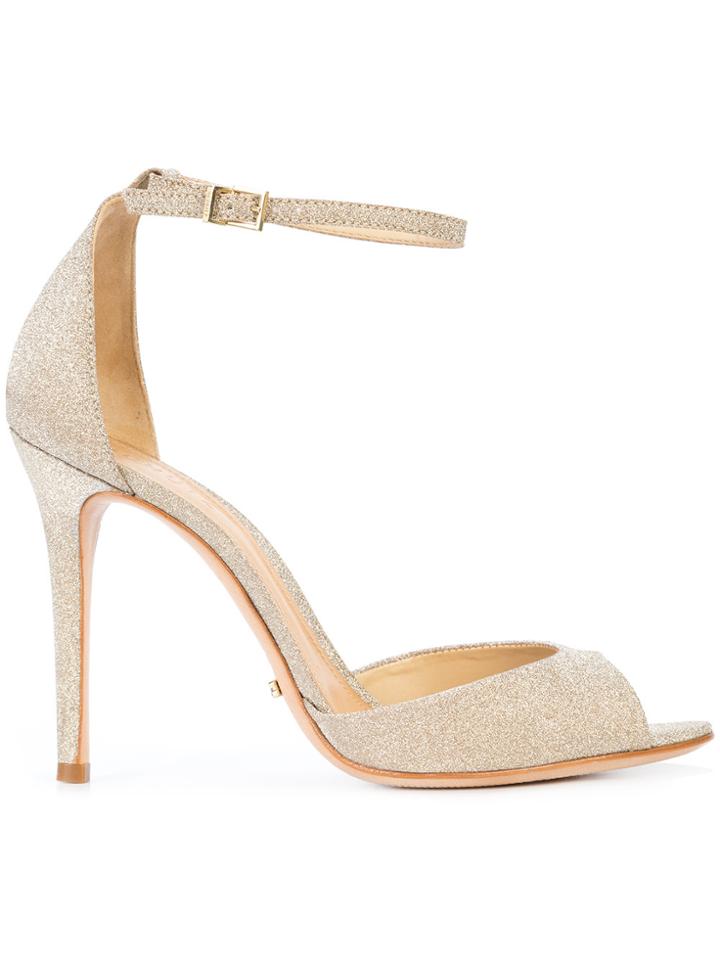 Schutz Glitter-effect Sandals - Metallic