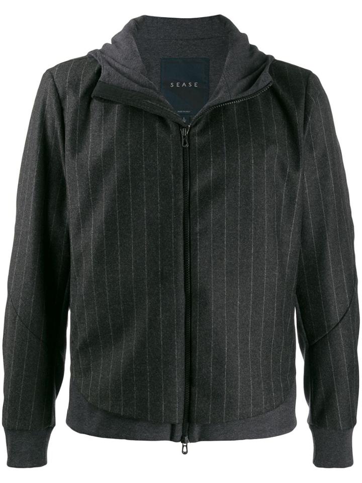 Sease Sease - Man - Hoodie Wool Nylon Sweat - Grey