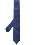 Prada Dotted Pattern Tie - Blue