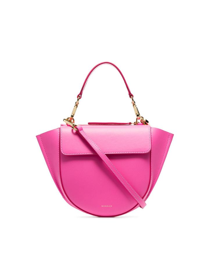 Wandler Pink Hortensia Mini Leather Shoulder Bag