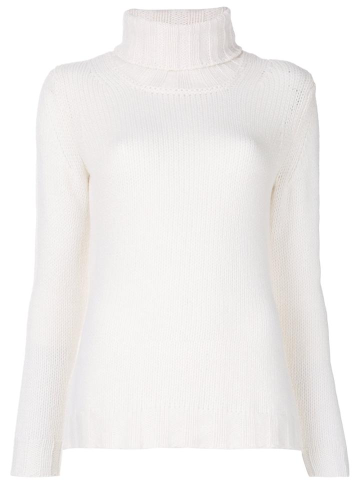 Incentive! Cashmere - Turtle Neck Sweater - Women - Cashmere - Xs, White, Cashmere