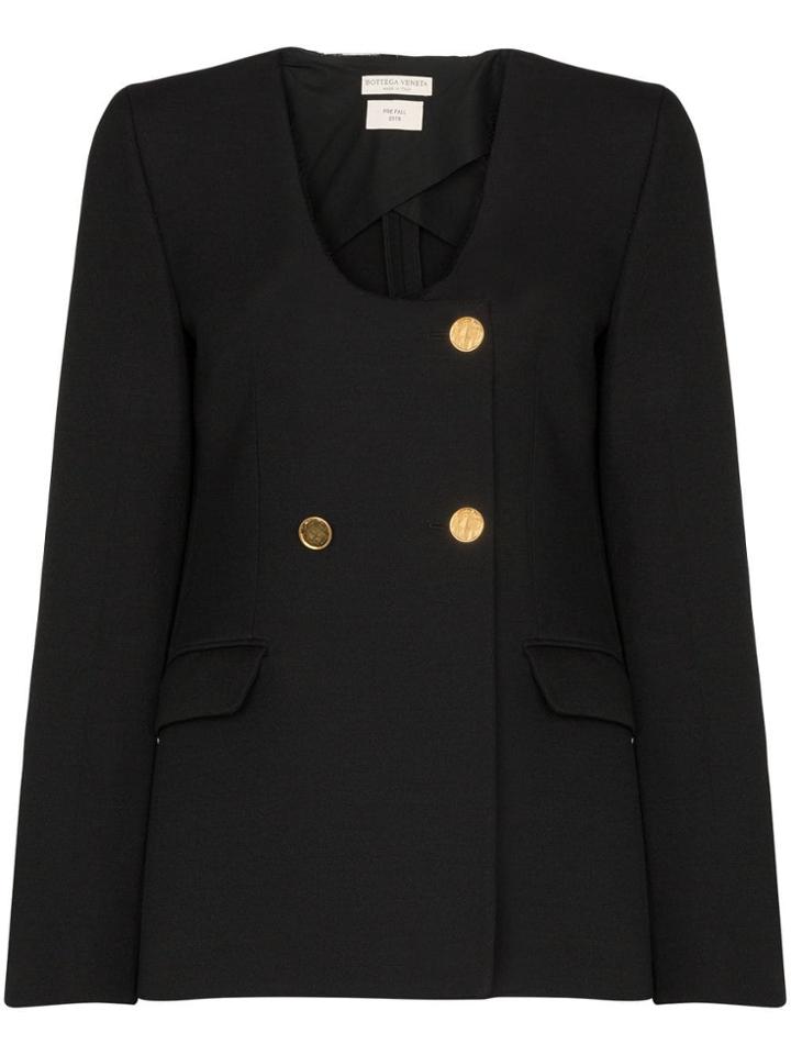 Bottega Veneta Double-breasted Blazer - Black