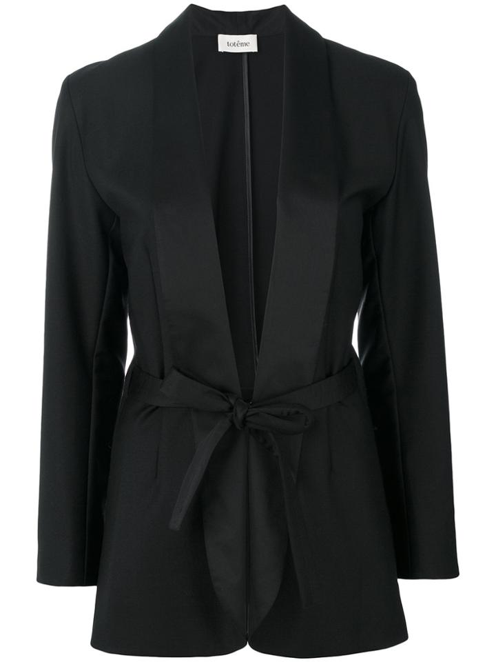 Toteme Wrap Blazer - Black