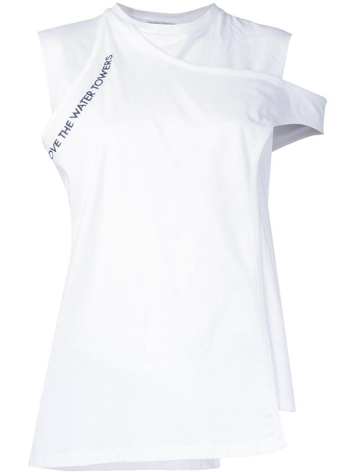 Each X Other - Double Layer Tank Top - Women - Cotton - S, White, Cotton