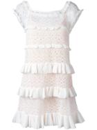 Antonino Valenti Genziana Dress, Women's, Size: 40, White, Cotton/nylon/polyester
