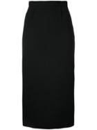 Roland Mouret High Waisted Pencil Skirt - Black