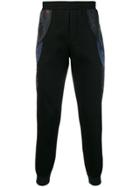 Alexander Mcqueen Embroidered Track Pants - Black
