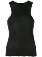 Unravel Project Racerback Tank Top - Black