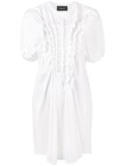 Simone Rocha Ruched T-shirt Dress - White