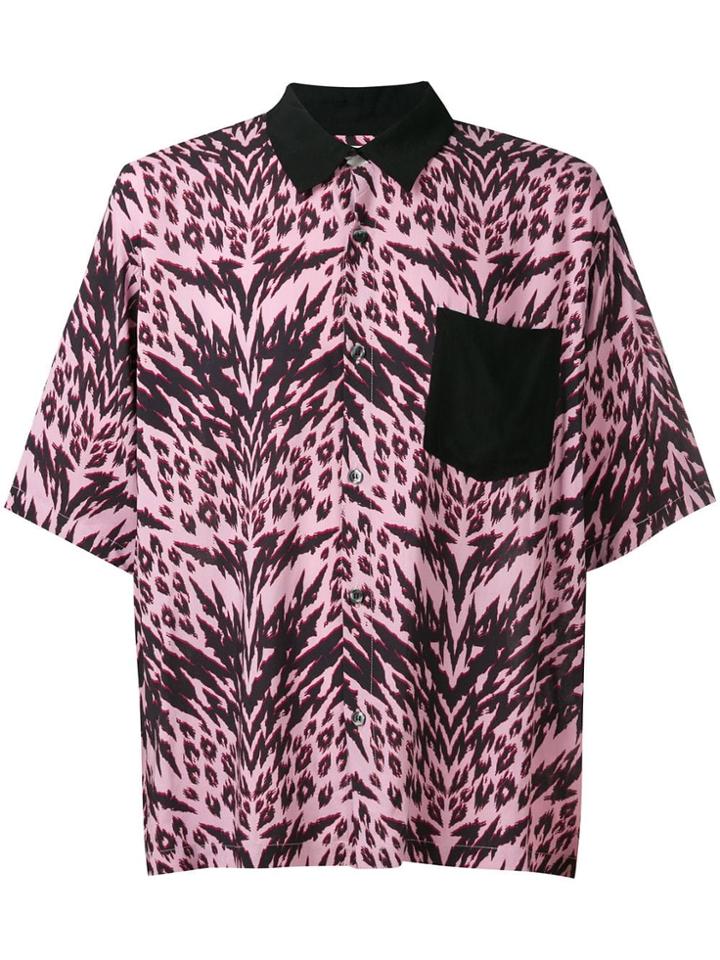 Aries Animal Bowling Shirt - Pink