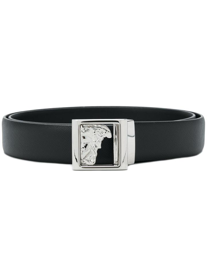 Versace Collection Medusa Head Belt - Black