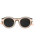 Mykita Mykita X Maison Margiela 'mmdual006' Sunglasses - Nude &