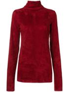 Unravel Project Turtleneck Sweater - Red