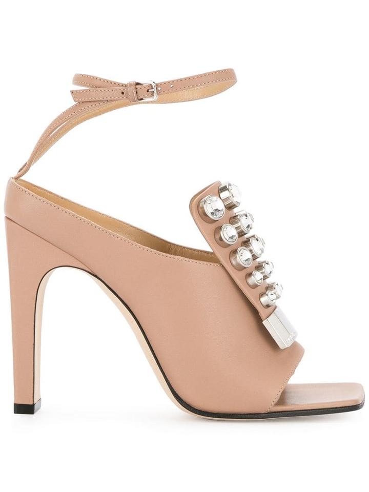 Sergio Rossi Crystal Embellished Pumps - Pink