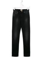 Bellerose Kids Straight Fit Stonewashed Jeans, Boy's, Size: 16 Yrs, Black