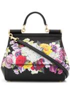 Dolce & Gabbana Bouquet Tote Bag - Black