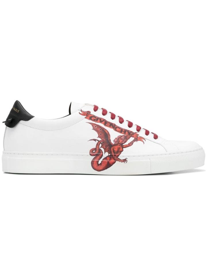 Givenchy Printed Logo Sneakers - White