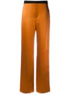 Lanvin Two Tone Relaxed Fit Trousers - Yellow & Orange