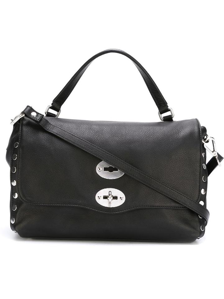 Zanellato 'postina' Satchel, Women's, Black, Leather