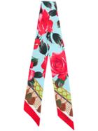 Dolce & Gabbana Floral Hair Band - Blue
