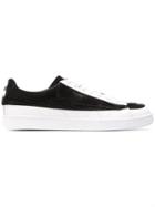 Karl Lagerfeld Suede X Kerl Lagerfeld Tie Sneakers - Black