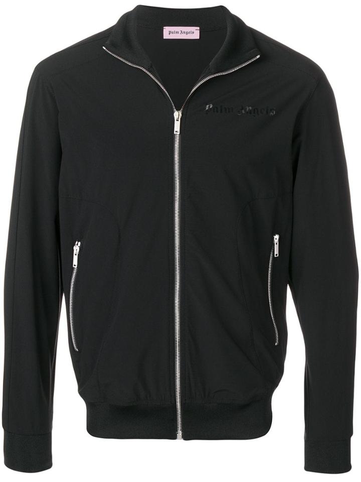 Palm Angels Slim-fit Zip-up Jacket - Black