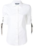 Moschino Drawstring Short Sleeved Shirt - White