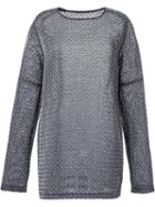 Strateas Carlucci 'sterile' Sweater, Women's, Size: Small, Black, Cotton/wool
