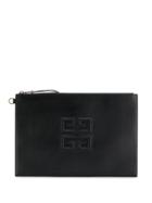 Givenchy Stitching Detail Clutch Bag - Black