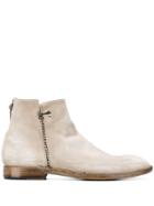 Silvano Sassetti Fringe Detail Ankle Boots - Neutrals