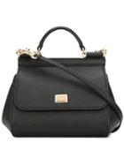 Dolce & Gabbana Small Sicily Tote, Women's, Black