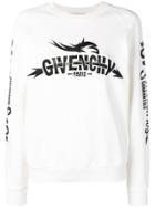 Givenchy Logo Print Sweatshirt - Neutrals