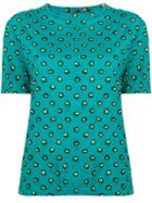 Proenza Schouler Floral Dot T-shirt - Blue