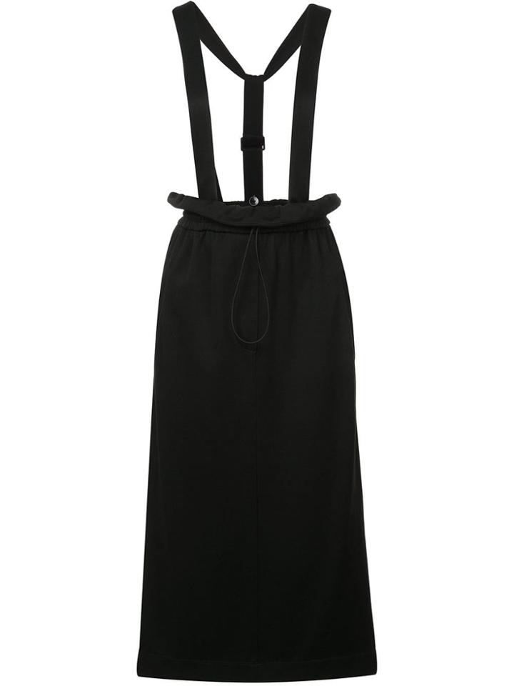 Tibi Astor Detachable Straps Skirt - Black